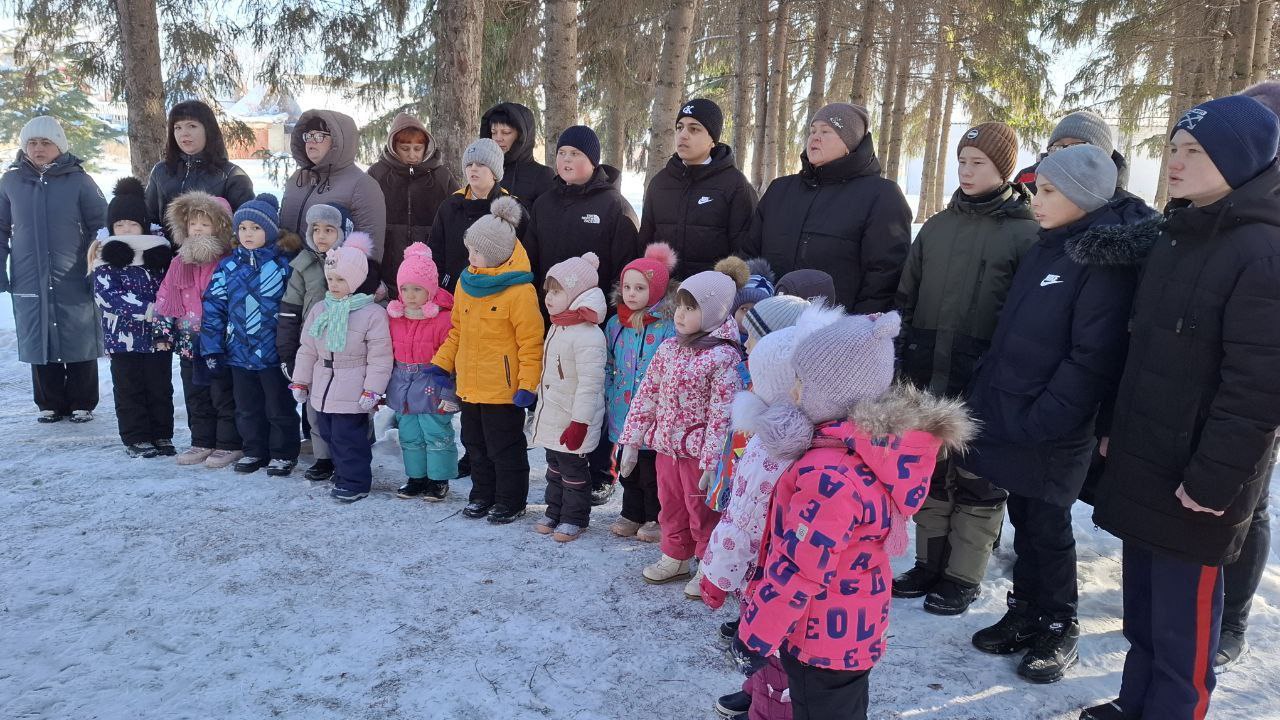 Митинг, посвящённый Дню Защитника Отечества.